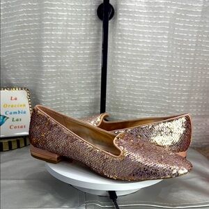 (H5)MICHAEL KORS ALYSSA SLIP ON BALLET SLIP-ON FLATS FOR WOMEN LOAFERS,size 8.5M